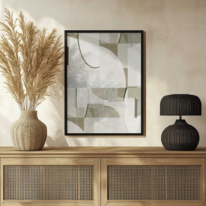 Tablou înramat „Neutral Curves 2” de cartissi