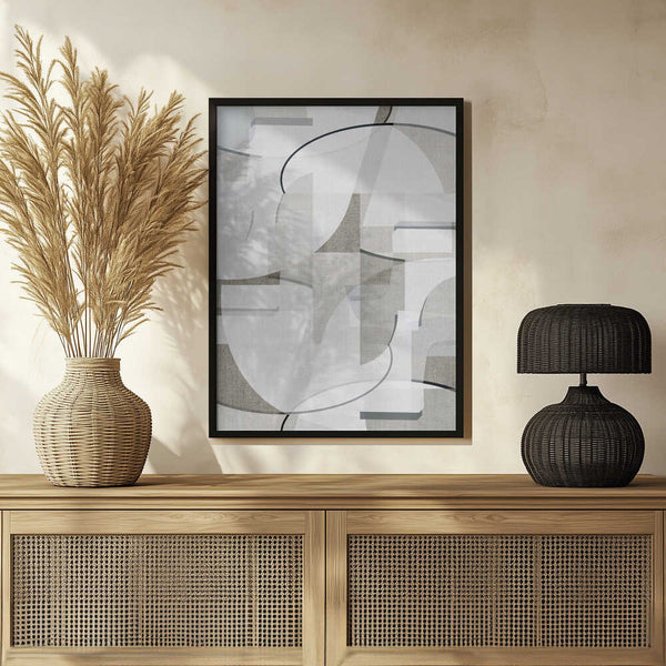 Tablou înramat „Neutral Curves 3” de cartissi