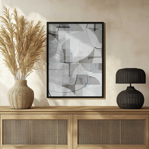 Tablou înramat „Neutral Curves 4” de cartissi