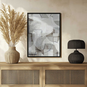 Tablou înramat „Neutral Curves 7” de cartissi