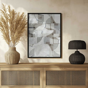 Tablou înramat „Neutral Curves 8” de cartissi