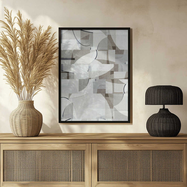 Tablou înramat „Neutral Curves 8” de cartissi