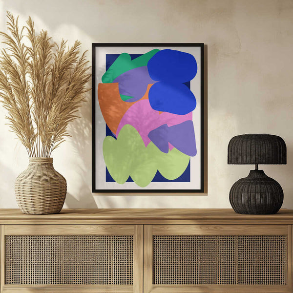 Tablou înramat „HARMONIE VISUELLE” de RS LAB STUDIO