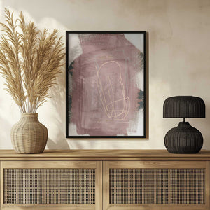 Tablou înramat „Abstract Brush Strokes 183 Kopie” de Mareike Böhmer