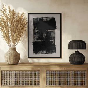 Tablou înramat „Abstract Brush Strokes 180Y” de Mareike Böhmer