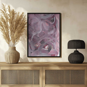 Tablou înramat „Pink abstract” de Maira Ribena