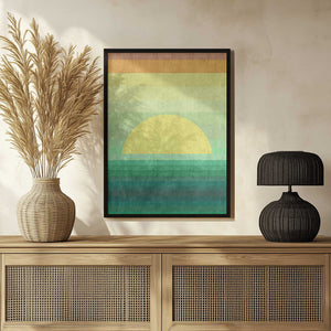 Tablou înramat „Stylized Sunset” de Vitor Costa
