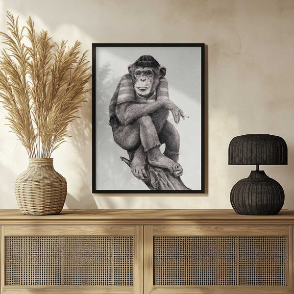 Tablou înramat „Smoke &amp;amp Chill” de Mike Koubou