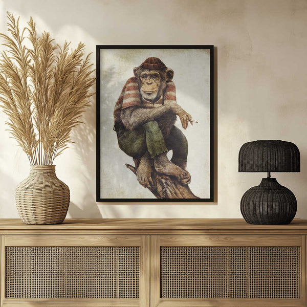 Tablou înramat „Smoke &amp; Chill” de Mike Koubou