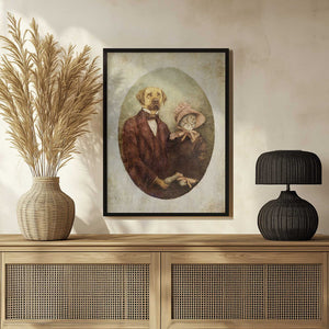 Tablou înramat „Victorian-style Portrait Couple” de Mike Koubou