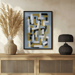 Tablou înramat „Abstract Composition No.1” de THE MIUUS STUDIO