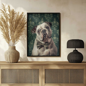 Tablou înramat „The Gentleman Bulldog” de SHANDU
