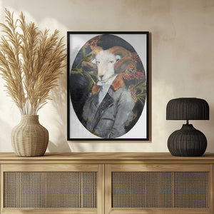 Tablou înramat „Regal Ram Portrait” de Karenina Fabrizzi