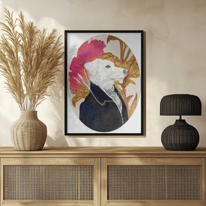 Tablou înramat „Regal Canine Portrait” de Karenina Fabrizzi