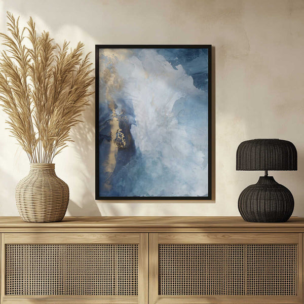 Tablou înramat „Celestial Waves” de Julia Contacessi