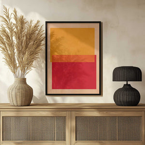 Tablou înramat „Bold Color Blocks” de Vitor Costa