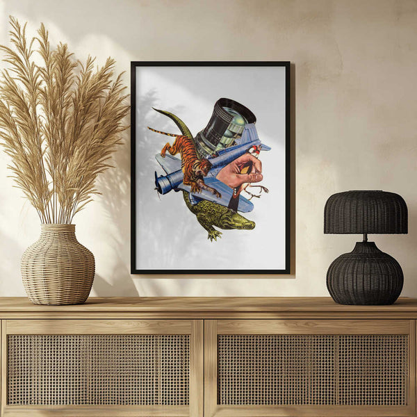 Tablou înramat „Adventures In Zoology” de Mikhail Siskoff