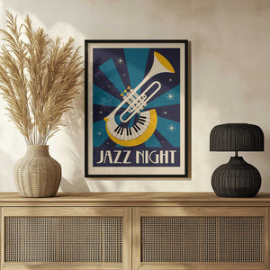 Tablou înramat „Jazz Night” de Andreas Magnusson