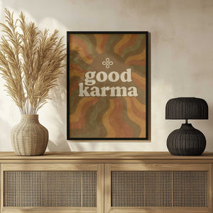 Tablou înramat „Karma Waves” de Treechild