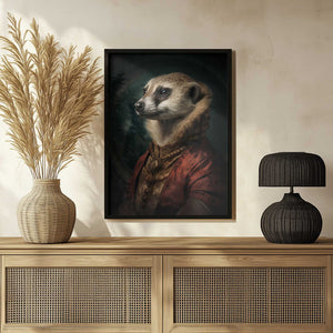 Tablou înramat „Meerkat Portrait” de Andreas Magnusson