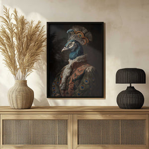 Tablou înramat „Peacock Portrait” de Andreas Magnusson