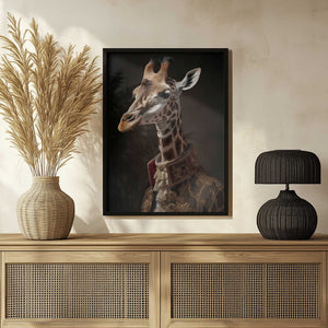 Tablou înramat „Giraffe Portrait” de Andreas Magnusson