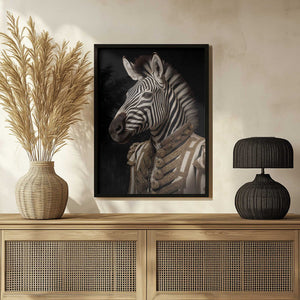 Tablou înramat „Zebra Portrait” de Andreas Magnusson