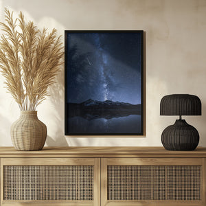 Tablou înramat „Galaxies Reflection” de Toby Harriman