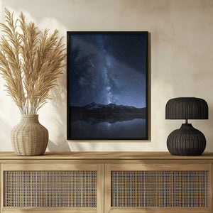 Tablou înramat „Galaxies Reflection” de Toby Harriman
