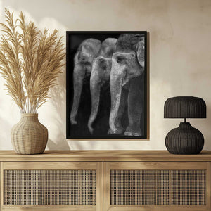Tablou înramat „Nature\'s great masterpiece, an elephant; the only harmless great thing ...” de Yvette Depaepe