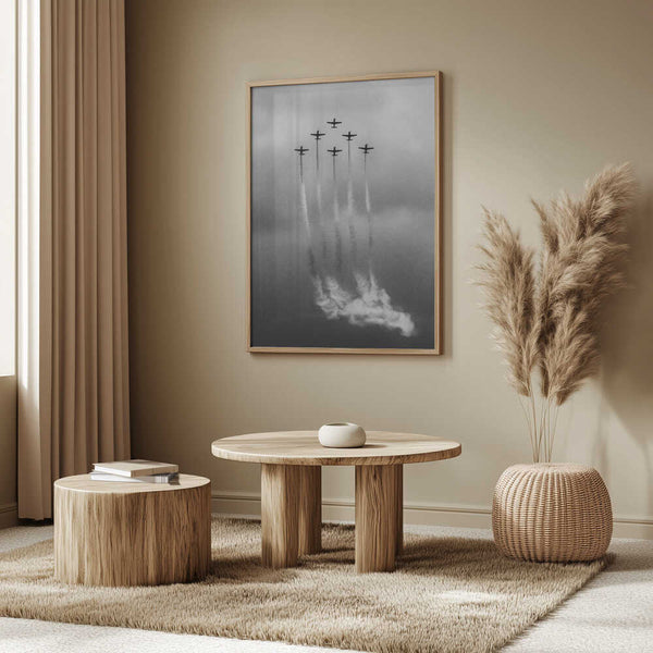 Tablou înramat „Six on Cloud” de Antonyus Bunjamin (Abe)