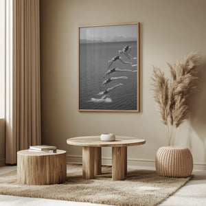 Tablou înramat „The beauty of diving” de Greetje van Son