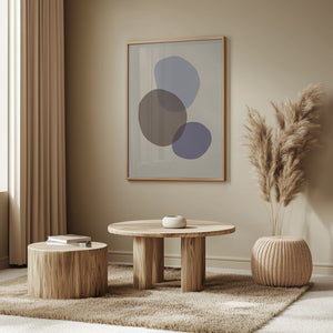 Tablou înramat „Organic Shapes 05” de Pictufy Studio
