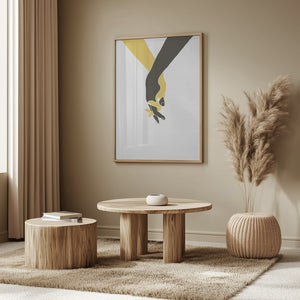 Tablou înramat „Holding Hands” de Pictufy Studio II