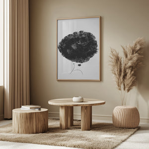 Tablou înramat „Ballerina Hair” de Pictufy Studio II