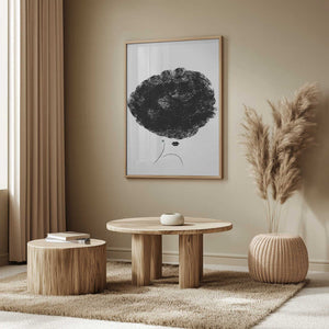 Tablou înramat „Ballerina Hair” de Pictufy Studio II