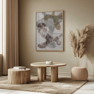 Tablou înramat „Brown Seaweed” de Pictufy Studio II