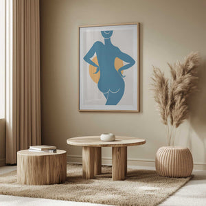 Tablou înramat „Blue Woman” de Pictufy Studio II