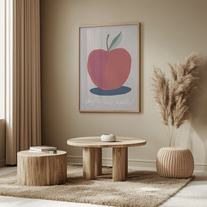 Tablou înramat „This is an Apple” de Pictufy Studio II