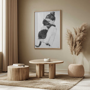 Tablou înramat „Cat Lover” de Pictufy Studio II