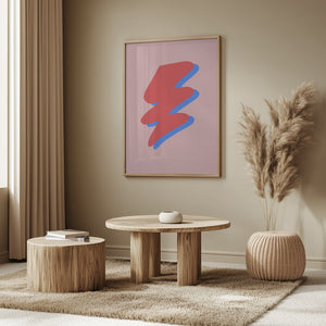 Tablou înramat „Lightning” de Pictufy Studio