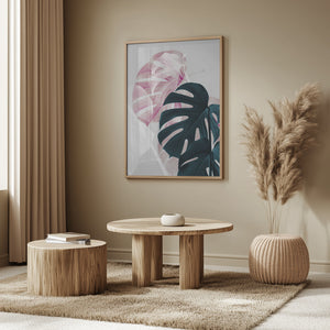 Tablou înramat „Monstera Creative 08” de Pictufy Studio III