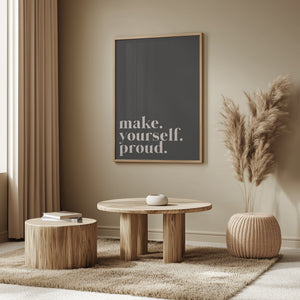 Tablou înramat „Motivational Phrase” de uplusmestudio