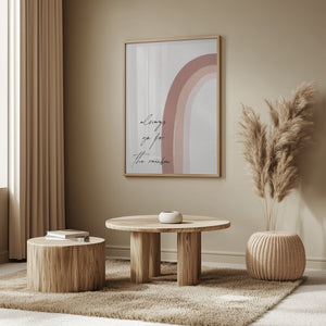 Tablou înramat „Chasing the Rainbow” de uplusmestudio