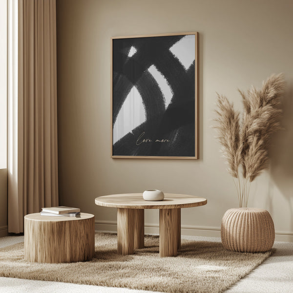 Tablou înramat „Love's Abstract Path” de uplusmestudio