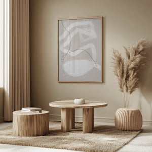 Tablou înramat „Organic Lines And Shapes” de uplusmestudio