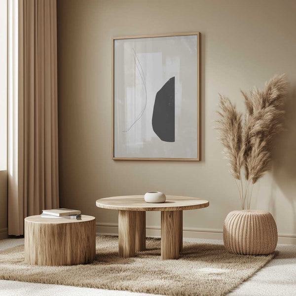 Tablou înramat „Monochrome Harmony” de uplusmestudio