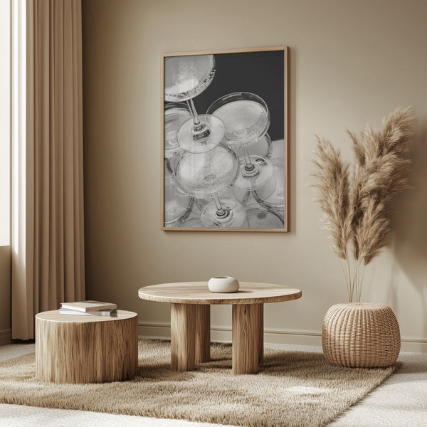 Tablou înramat „Champagne tower_5” de Pictufy Studio III