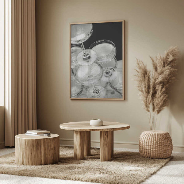 Tablou înramat „Champagne tower_5” de Pictufy Studio III