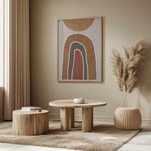 Tablou înramat „Earthy Arches” de THE MIUUS STUDIO